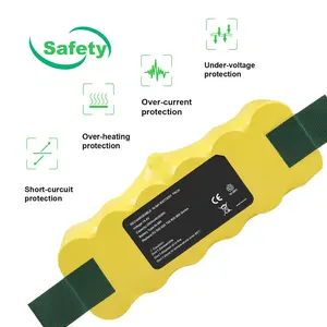 Remplacement 14.4v 3500mah Robot Aspirateur Ni-MH Robot batterie pour iRobot <span class=keywords><strong>Roomba</strong></span> 500 550 600 610 700 série - Product Image 1