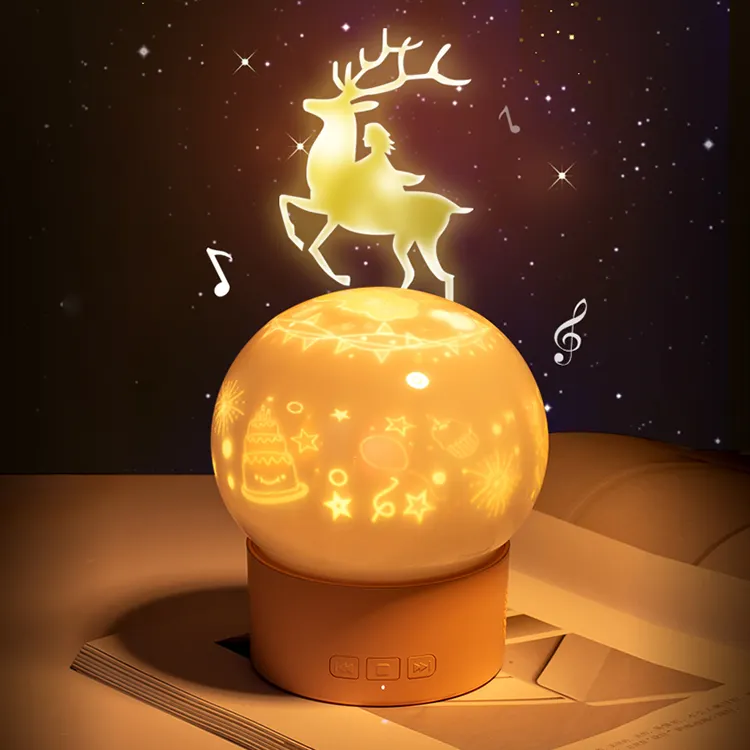 Best Selling Standard Style Table Lamp Children Sleep Gift Universe Lamp Music Night Light Projection Lamp Led Starry Sky