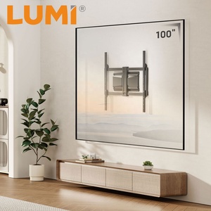 ขายึดทีวีแบบ Heavy-Duty Ultra-Slim ขนาด <span class=keywords><strong>100</strong></span> นิ้ว รองรับ OEM ODM ปรับได้ทุกทิศทาง ผลิตจากเหล็กและพลาสติก สำหรับทีวีขนาด 50 ถึง <span class=keywords><strong>100</strong></span> นิ้ว รองรับ <span class=keywords><strong>VESA</strong></span> สูงสุด 800x600 - Product Image 1