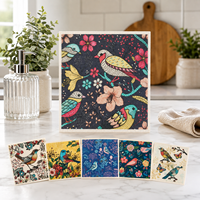Lot de chiffons à vaisselle suédois biodégradables à base de plantes, 70% cellulose, 30% coton, absorbants, séchage rapide, éponges en cellulose
