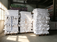 230CM Gebleichte Weiße Stoffrollen Bettlakenstoffe Fabrik Günstiger Preis 100% Polyester Gebürsteter Stoff für Heimtextilien