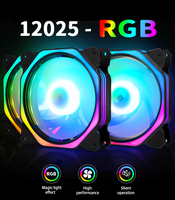 Ventilateur PC LOVINGCOOL Rainbow Ceiling 1200Rpm, système de refroidissement, ventilateur RGB pour ordinateur de jeu, dissipation de chaleur