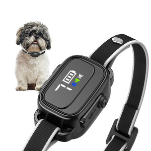 Dispositivo antiladridos con mini pantalla a color, entrenador de mascotas para perros con collar de goma, color negro - Product Image 2