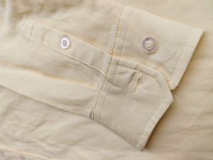 Chemise homme Unie Color Button <span class=keywords><strong>Lin</strong></span> 2025 été, col montant, manches longues, coupe ajustée, en mélange de coton, écologique, décontractée, ODM - Product Image 3