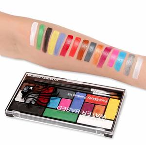 Vente en gros Palette de <span class=keywords><strong>peinture</strong></span> <span class=keywords><strong>gouache</strong></span> 15 couleurs Ensemble de <span class=keywords><strong>peinture</strong></span> pour le <span class=keywords><strong>visage</strong></span> et le corps activé par l'eau pour le dessin et la <span class=keywords><strong>peinture</strong></span> - Product Image 3