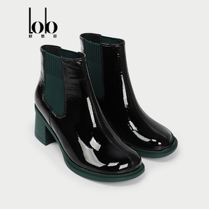 <span class=keywords><strong>Bottines</strong></span> <span class=keywords><strong>Chelsea</strong></span> formelles d'hiver pour femmes, style britannique, à enfiler, à talon épais, en cuir véritable respirant, avec semelle compensée en PU pour augmenter <span class=keywords><strong>la</strong></span> hauteur - Product Image 1