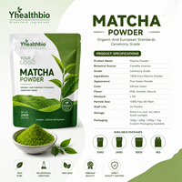 Poudre de Matcha de Feuilles de Thé Cuite à la Vapeur Fraîchement Récoltée, Élimination Rigoureuse des Tiges, Contrôle des Impuretés, Couleur Stable et Arôme Naturel de Thé, Chaque Lot