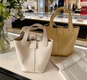 Bolso de Mano de <span class=keywords><strong>Piel</strong></span> Sintética para <span class=keywords><strong>Mujer</strong></span>, Estilo Casual, con Cierre de Botón, Dos Correas, Poliéster Impermeable y Ligero, Nuevo de Fábrica - Product Image 3