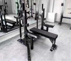 Commercial Competition Squat Rack With Weight Bench Heavy Duty Gym Full Body <b>Strength</b> <b>Training</b> Equipment - Product Image 5