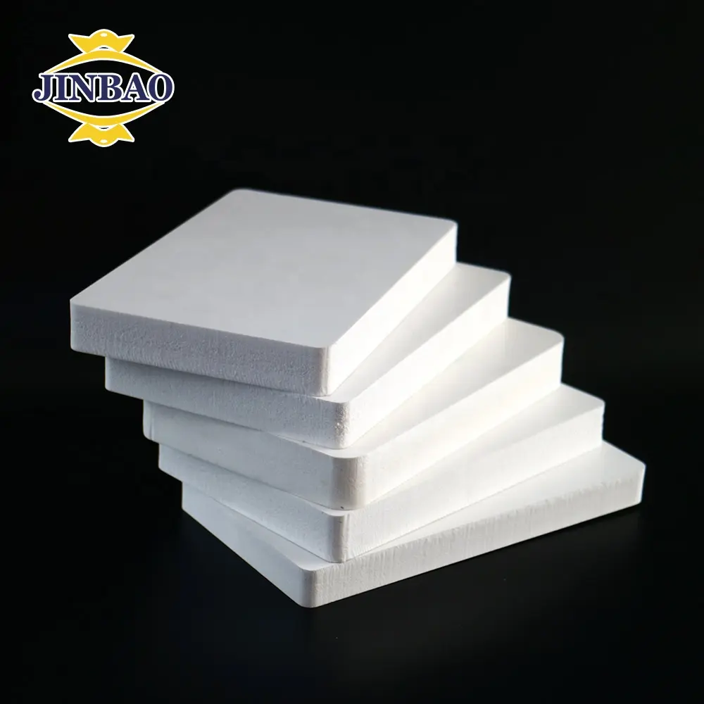 JINBAO 4*8 folha de espuma 1220*2440mm branco painel de parede de mármore em pvc fabricantes de placas de espuma em pvc