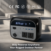 500W Tragbare Powerstation 345,1Wh 110V AC-Steckdose Solargenerator für Camping, Wohnmobil, Reisen, Notfälle und Heim-Notstromversorgung
