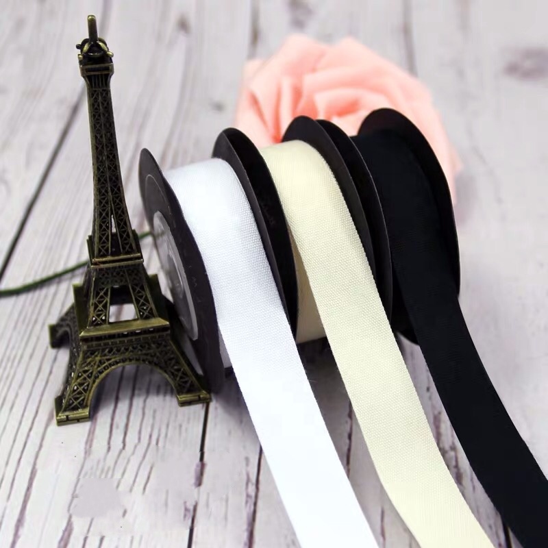 Пользовательская Экологически чистая переработанная белая лента из 100% хлопка с принтом