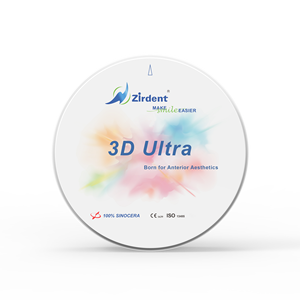 Zirdent professionale esportazione materiale multistrato estetica anteriore 49% traslucenza disco <span class=keywords><strong>Cerec</strong></span> <span class=keywords><strong>Zirconia</strong></span> Block - Product Image 3