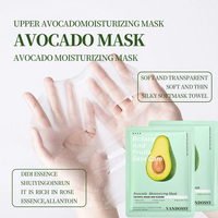 Diwo OEM Blanchiment Haute Qualité Feuille D'hydratation En Profondeur Masque Visage Aux Fruits Pack De Froid Beauté Soins De La Peau Masque Facial