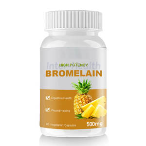 Ausreson <strong>Bromelain</strong> <strong>Enzyme</strong> Nattokinase Private Label Natural Pineapple <strong>Enzyme</strong> <strong>Bromelain</strong> 2000mg Bromelaine Capsules - Product Image 1