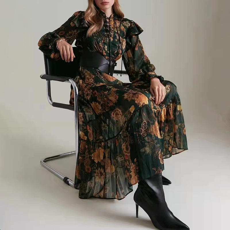 chiffon kaftan styles