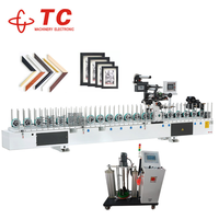 Machine de plastification et d'enveloppement pour cadres photo, certifiée CE, 25-50 mètres/min