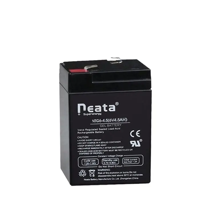 Перезаряжаемая свинцово-кислотная батарея Neata 6 в 4,5 Ач 20 ч