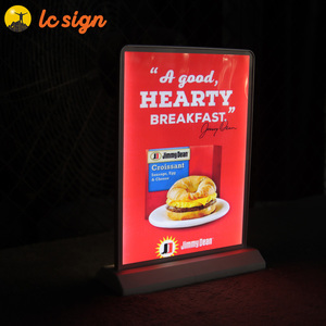 Caja de luz delgada de pie con energía solar Australia Real Estate Sign Custom Led ultra Slim Light Box - Product Image 1