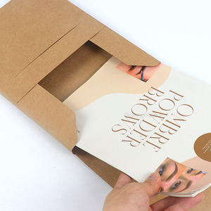 Fully Customized Logo <b>A4</b> Kraft Paper File <b>Folders</b> Durable Documents Storage Bag for School/Office - Product Image 3