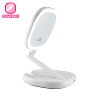 Miroir de voyage Led Double face pour le maquillage, miroir à main pliable de vanité, nouveau Design 2020