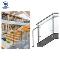 Système de balustrade de balcon et d'escalier en aluminium de qualité supérieure avec design de main courante moderne