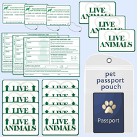 Impression de livrets personnalisés bon marché, certificat d'animal de compagnie, passeport pour chat, chien, animal de compagnie