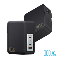 Accessoires pour téléphones portables et ordinateurs portables en gros – Chargeur de bureau 300W double PD 100W 2C GaN multi-ports USB Type-C PD3.1 adaptateur secteur rapide