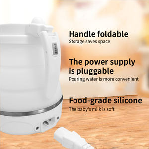 Bouilloire pliante de voyage <span class=keywords><strong>Bouilloires</strong></span> électriques portables en silicone Bouilloire à thé électrique <span class=keywords><strong>kitchenaid</strong></span> - Product Image 4