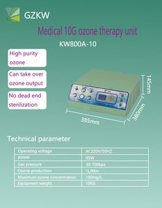 Machine médicale de thérapie à l'<span class=keywords><strong>ozone</strong></span>: 1L/min d'<span class=keywords><strong>ozone</strong></span> à haute concentration - Product Image 6