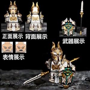 Thời Trung Cổ Tưởng Tượng Hiệp Sĩ Nữ Hoàng Mặt Nạ & Thanh Kiếm Armor DIY Mini Xây Dựng Khối Đồ Chơi Cho Trẻ Em 5-7 Năm Vật Liệu Nhựa Cho Bé Trai Cô Gái - Product Image 5