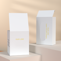 Caja de Embalaje Personalizada de Lujo para Limpiador Facial Rosa con Logotipo Estampado en Plata, Caja de Embalaje para Esmalte de Uñas