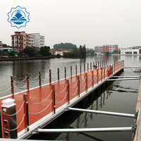 Bonne vente Marina alliage d'aluminium ponton échelle de bateau système de quai à flotteur passerelle utilisée pour les fournitures en Chine