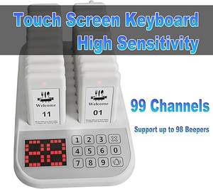 ระบบเรียกคิวไร้สายสำหรับร้านอาหาร รถขายอาหาร โรงพยาบาล โรงแรม บาร์ และร้านอาหารต่างๆ - Product Image 4