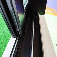 MINGLEI Fenêtre incassable en aluminium Fenêtres australiennes en aluminium à glissière standard Ce Fenêtres coulissantes réglables en verre trempé