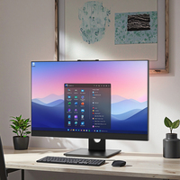 Nuevo PC Todo en Uno de 23.8 Pulgadas, Core I5 de 10.ª Generación, 8GB, 512GB SSD, Escritorio Empresarial Monobloque, Interfaz USB para Proyectos de Call Center