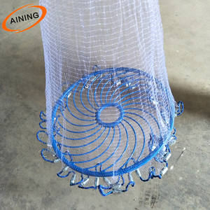 Filet de pêche lancé à la main de 3 mètres de long pour frisbee Filet de pêche lancé à la main en monofilament - Product Image 1