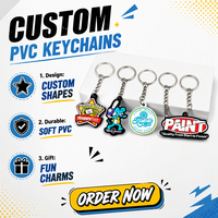 Gantungan Kunci PVC Logo Kustom Olahraga, Hadiah Bisnis Promosi, Gantungan Kunci PVC Lunak Bentuk Tidak Beraturan, Gantungan Kunci Karet Tema Hewan 3D untuk Tas