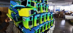 กระเป๋ากันน้ำน้ำหนักเบากันน้ำกระเป๋าตกปลาเดินป่าตกปลา25L เดินป่าทำจากพีวีซีมีความทนทาน - Product Image 6