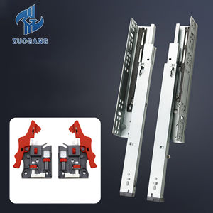 Riel deslizante Vertical de Canal Bajo montaje de cierre suave moderno, guía de cajón de cierre suave, cocina, comedor, dormitorio, exterior - Product Image 4