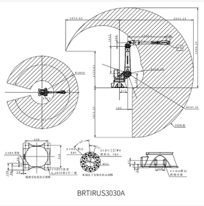 หุ่นยนต์อุตสาหกรรมรุ่น BRTIRUS3030A ระยะการทำงาน 2100 มม. รับน้ำหนักได้ 10 กก. เหมาะสำหรับงานเครื่องพ่นสี - Product Image 3