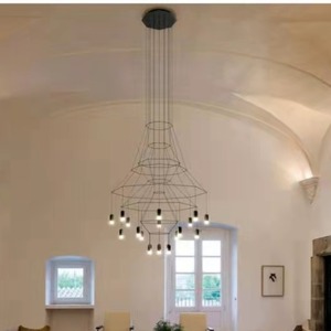 Lámpara de Techo Minimalista Posmoderna con Forma de Frijol Mágico, Estilo Nórdico Moderno, Creativa, para Restaurante, Comedor, Bar, 3000K CCT - Product Image 1