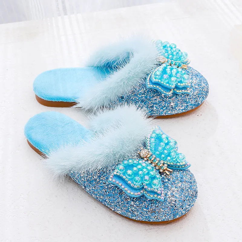 Wholesale Ankle Wrap Children's Custom Designer Fashion Kids Summer Flat Beach Sandals For Girls winter slippers