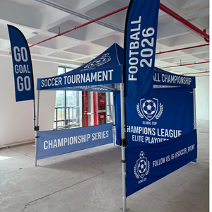 Carpa Publicitaria ADMAX <span class=keywords><strong>10x10</strong></span> con Logotipo, de Aluminio, para Interiores/Exteriores, para Ferias Comerciales, Exposiciones, Eventos, Gazebos, Toldos, Personalizable - Product Image 3