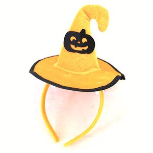 Serre-tête Citrouille Halloween avec Cornes de Diable – Accessoire de Déguisement pour Fête et Spectacle - Product Image 2
