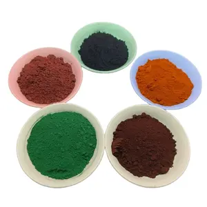 Universal Grade Red/Yellow/Green/Purple/Black Iron Oxide Fe2O3 Pigment for Plastics and Rubber