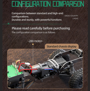 HB R1610 R1611 R1612 Camionnette RC 2.4G 1:16 Véhicule Tout-Terrain 4x4 Voiture d'Escalade Haute Vitesse Modèle Jouet Lumineux Télécommandé - Product Image 5