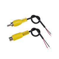 Cable adaptador de audio estéreo macho a doble RCA hembra para altavoz, TV, DVD