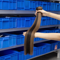 Nouvel Arrivage Extensions de Cheveux Humains de Luxe Ultra-Fines Invisibles à Double Trame Genius Weft