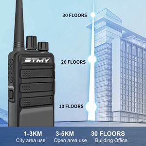 Talkie-walkie personnalisé ETMY ET-99 à <span class=keywords><strong>portée</strong></span> de 2 km, radio UHF <span class=keywords><strong>longue</strong></span> <span class=keywords><strong>portée</strong></span> <span class=keywords><strong>pas</strong></span> <span class=keywords><strong>cher</strong></span>, radio bidirectionnelle, talkie-walkie - Product Image 2